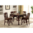 Furniture of America Johannesburg Counter Height Dining Table with Faux Marble Top CM3873PT IMAGE 1
