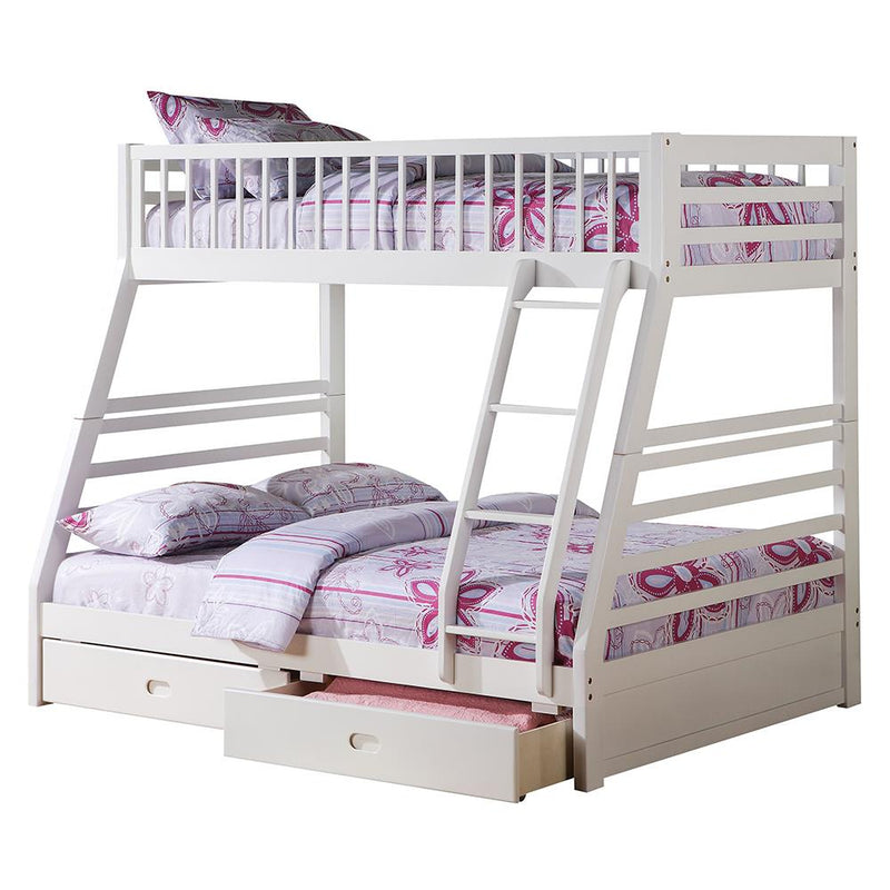Acme Furniture Jason 37040 Twin/Full Bunk Bed with Storage IMAGE 2