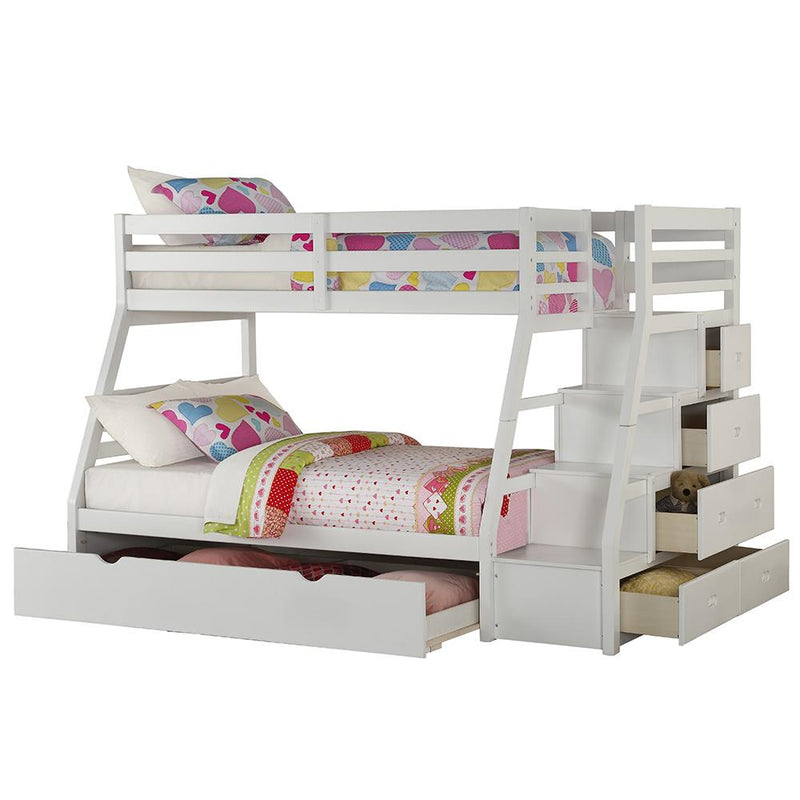 Acme Furniture Jason 37105 Twin/Full Bunk Bed with Trundle & Storage IMAGE 3