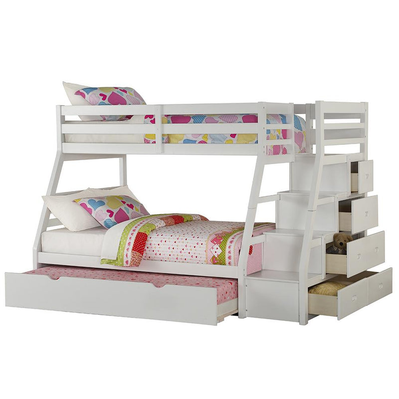 Acme Furniture Jason 37105 Twin/Full Bunk Bed with Trundle & Storage IMAGE 4
