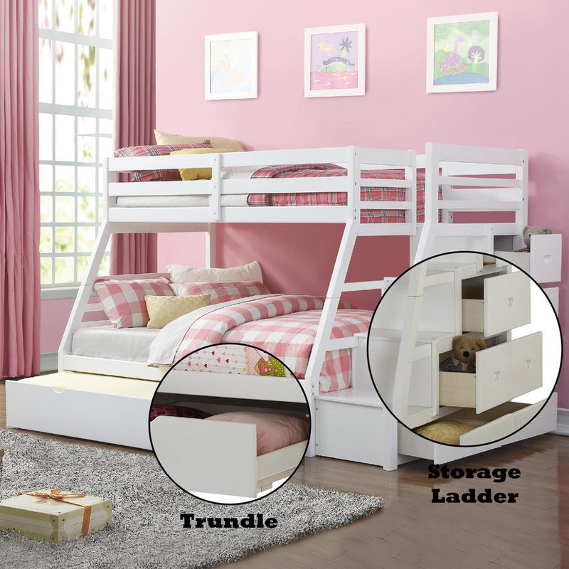 Acme Furniture Jason 37105 Twin/Full Bunk Bed with Trundle & Storage IMAGE 8