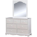  Furniture of America Kids Dresser Mirrors Mirror CM7159WH-M IMAGE 2