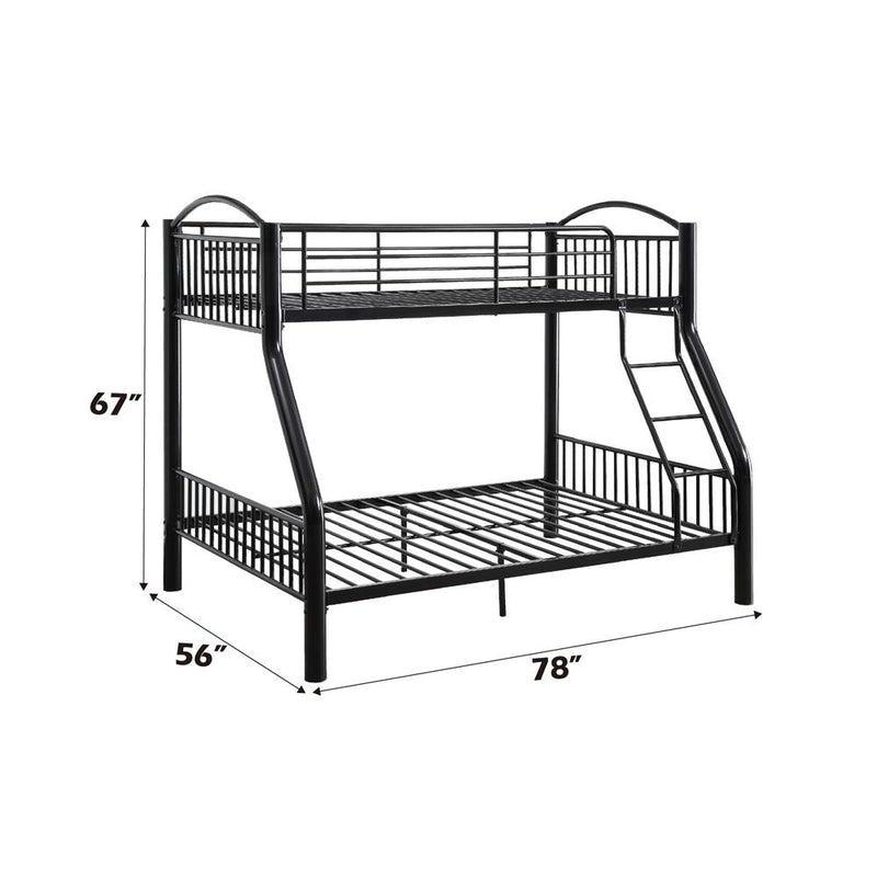 Acme Furniture Cayelynn 37380BK Twin/Full Bunk Bed IMAGE 5