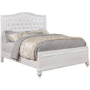  Furniture of America Ariston King Panel Bed CM7171WH-EK-BED IMAGE 1