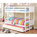  Furniture of America Kids Beds Bunk Bed CM-BK619T-WH-BED IMAGE 1