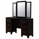  Furniture of America Enrico CM7088V-PK Vanity w/ Stool IMAGE 1