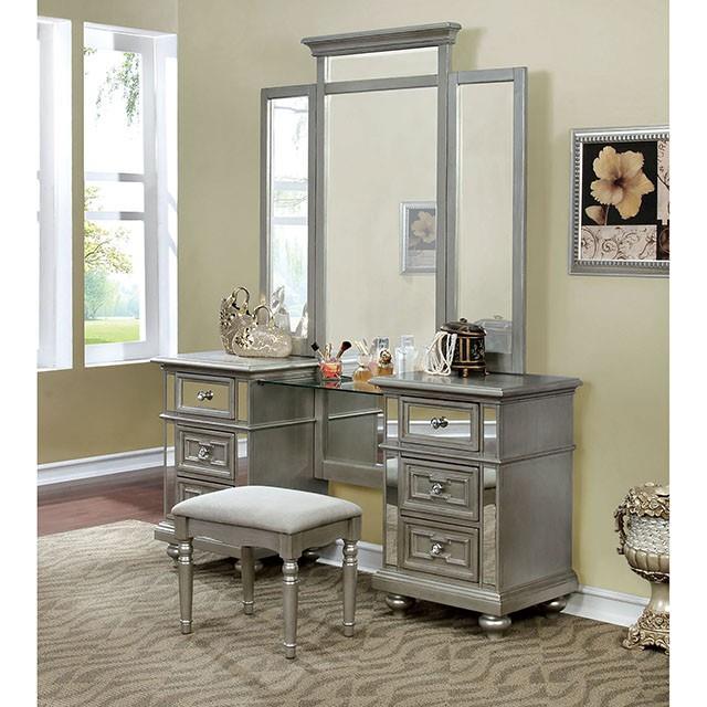 Furniture of America Salamanca CM7673V-SET Vanity W/ Stool IMAGE 5