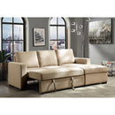  Furniture of America Arabella Fabric Sleeper Sectional CM6564BG-SECT IMAGE 2