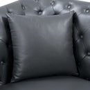  Furniture of America Luciana Stationary Leatherette Sofa CM6192-SF IMAGE 3