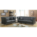  Furniture of America Luciana Stationary Leatherette Sofa CM6192-SF IMAGE 6