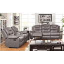 Furniture of America Grandolf Reclining Bonded Leather Match Loveseat CM6813LV IMAGE 6