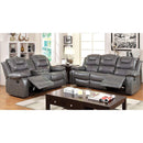  Furniture of America Grandolf Reclining Bonded Leather Match Loveseat CM6813LV IMAGE 7