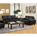  Furniture of America Blacksburg Stationary Leatherette Loveseat CM6485L IMAGE 2