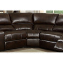 Furniture of America Jolene Reclining Leather Look 3 pc Sectional CM6838-SECTIONAL IMAGE 3