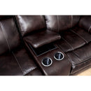  Furniture of America Jolene Reclining Leather Look 3 pc Sectional CM6838-SECTIONAL IMAGE 5