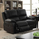 Furniture of America Nena Reclining Leather Match Loveseat CM6438-LV IMAGE 2