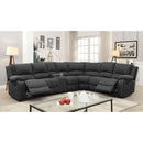  Furniture of America Monique Reclining Fabric 3 pc Sectional CM6519-SECT-CT-CH IMAGE 1
