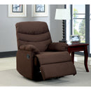  Furniture of America Plesant Valley Fabric Recliner CM-RC6927-DK IMAGE 1