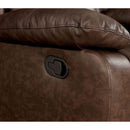  Furniture of America Kris Leather Recliner CM6293-CH IMAGE 3