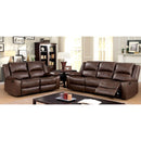  Furniture of America Kris Reclining Leather Match Loveseat CM6293-LV IMAGE 4