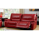  Furniture of America Newburg Reclining Bonded Leather Match Sofa CM6814RD-SF IMAGE 1