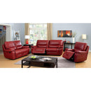  Furniture of America Newburg Reclining Bonded Leather Match Sofa CM6814RD-SF IMAGE 4