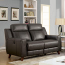  Furniture of America Rosalynn Reclining Leatherette Loveseat CM6804-LV IMAGE 2