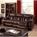  Furniture of America Wimbledon Reclining Bonded Leather Sofa CM6314-SF IMAGE 1