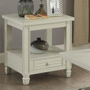  Furniture of America Suzette End Table CM4615WH-E IMAGE 1