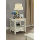  Furniture of America Suzette End Table CM4615WH-E IMAGE 2