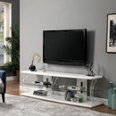  Furniture of America Ernst Flat Panel TV Stand CM5901WH-TV-72 IMAGE 4
