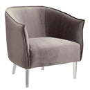  Furniture of America Donostia Stationary Fabric Accent Chair CM-AC6348GY IMAGE 1
