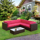  Furniture of America Outdoor Seating Sectionals CM-OS2115RD-SET IMAGE 1