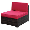  Furniture of America Outdoor Seating Sectionals CM-OS2115RD-SET IMAGE 4