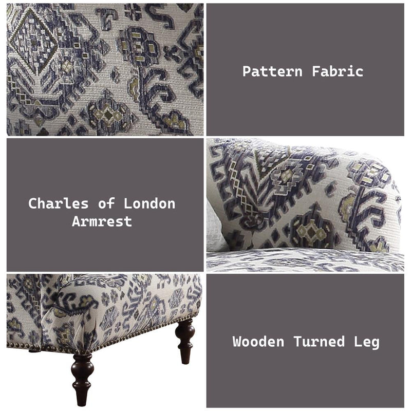Acme Furniture Saira 52062 Chair with Pillow IMAGE 6