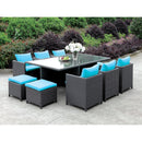  Furniture of America Outdoor Dining Sets 11-Piece CM-OT2127-SET IMAGE 2