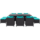  Furniture of America Outdoor Dining Sets 11-Piece CM-OT2127-SET IMAGE 4