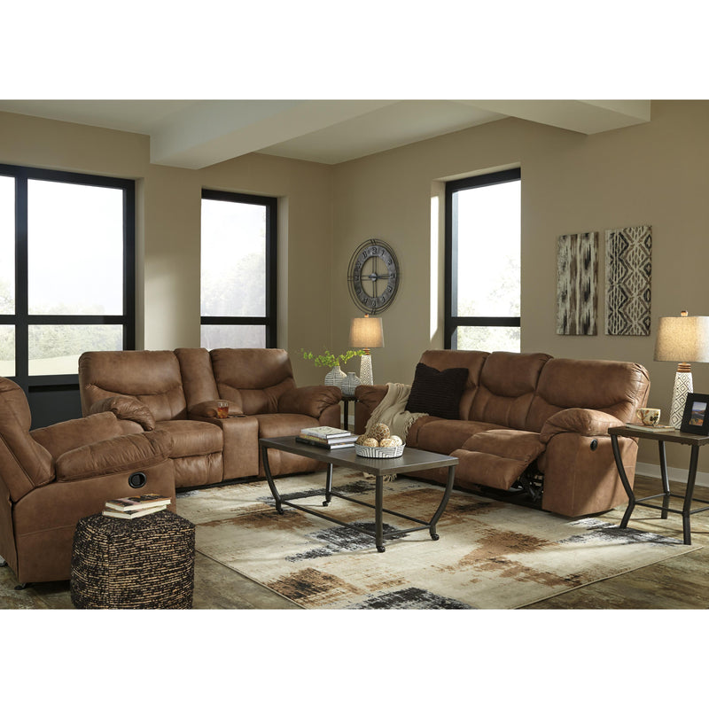 Signature Design by Ashley Boxberg Reclining Leather Look Loveseat 3380294 IMAGE 14