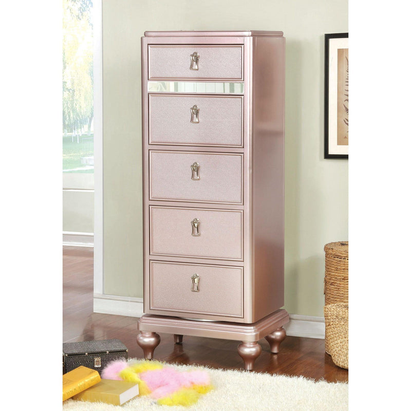 Furniture of America Avior 5-Drawer Chest CM7170RG-CS IMAGE 3