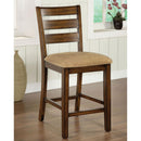  Furniture of America Priscilla Counter Height Dining Chair CM3111PC-DK-2PK IMAGE 1
