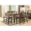  Furniture of America Square Brockton II Dining Table CM3355PT IMAGE 6