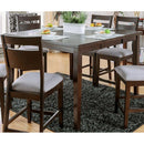  Furniture of America Square Joinville II Counter Height Dining Table CM3985PT IMAGE 2