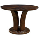  Furniture of America Round Montreal II Dining Table with Pedestal Base CM3711RPT-TABLE IMAGE 1