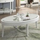  Furniture of America Silver Mist Coffe Table CM4950WH-C IMAGE 1