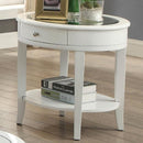  Furniture of America Silver Mist End Table CM4950WH-E IMAGE 1