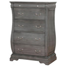  Furniture of America Brunswick 5-Drawer Chest CM7503GY-C IMAGE 1