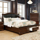  Furniture of America Merida California King Platform Bed with Storage CM7504CH-CK-BED IMAGE 2