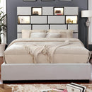  Furniture of America Gemma Queen Upholstered Panel Bed CM7303Q-BED IMAGE 1