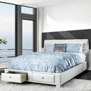  Furniture of America Demi California King Upholstered Bed with Storage CM7301CK-BED IMAGE 1