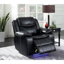  Furniture of America Sirius Power Leatherette Recliner CM6567-CH IMAGE 2